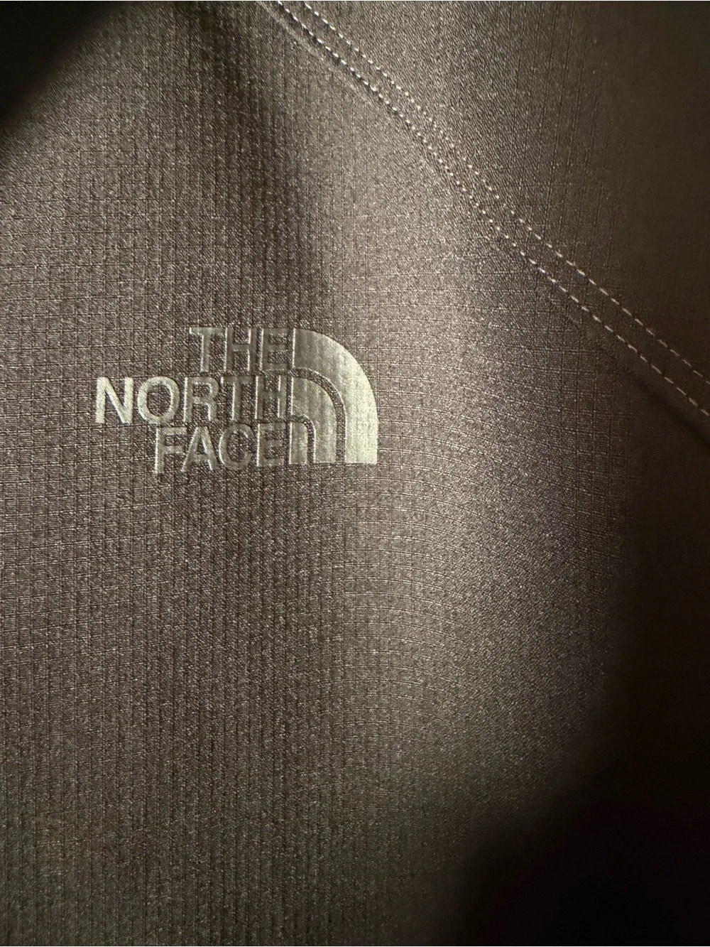 The North Face Men's Black and Gray Hooded Kilowatt Varsity Jacket XL